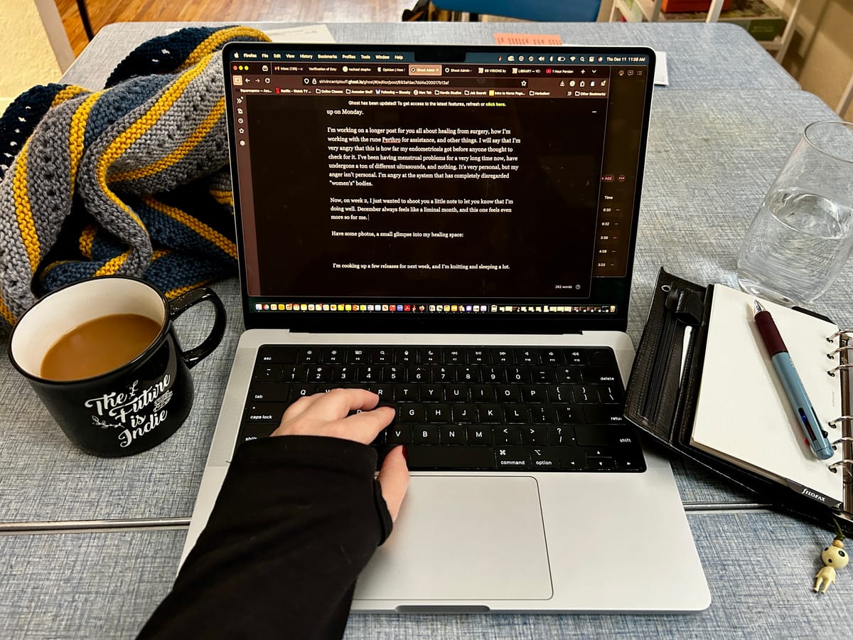 Cozy, Liminal December Healing + Feminine Rage